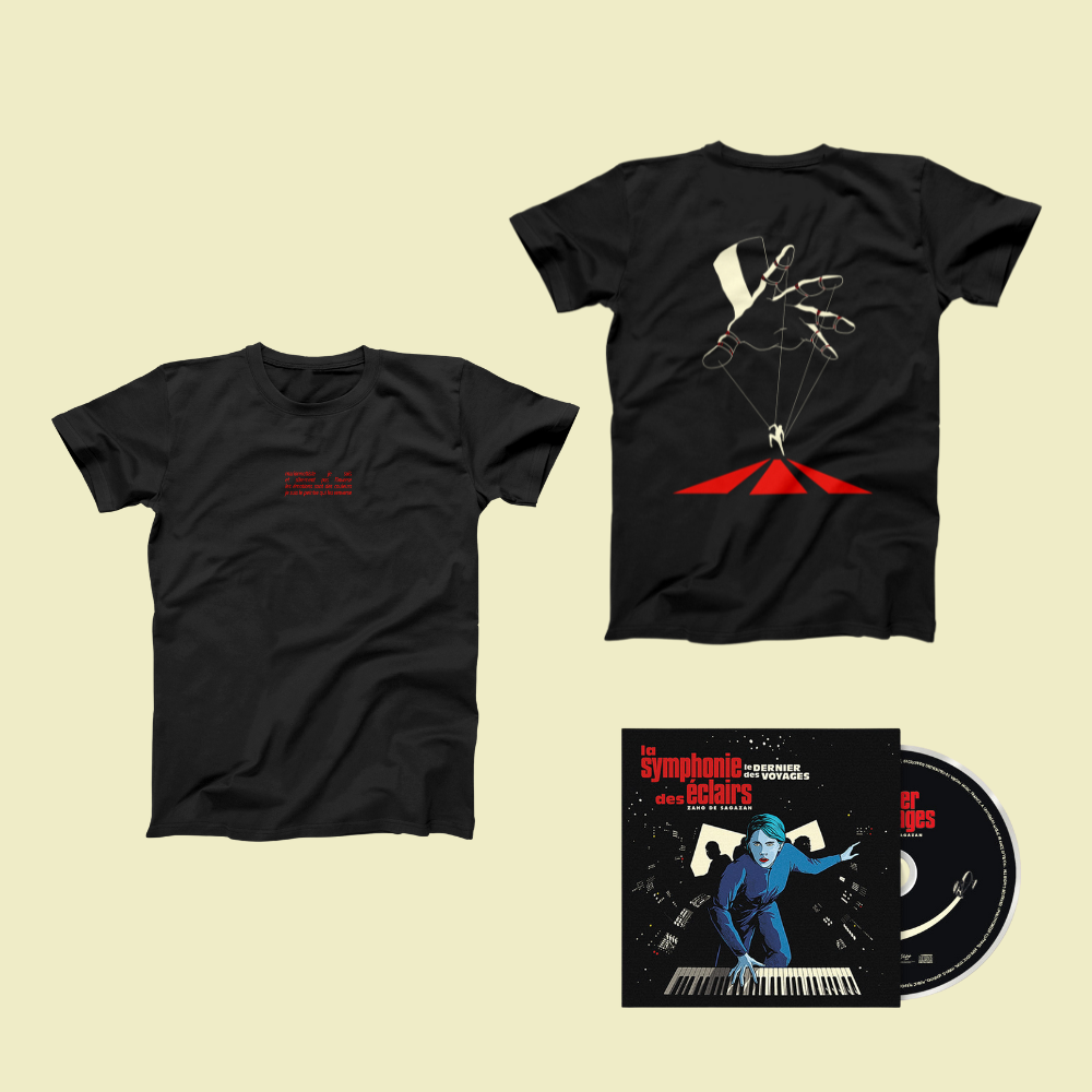 CD (20 tracks) + “Tristesse” T-shirt - Store Zaho de Sagazan