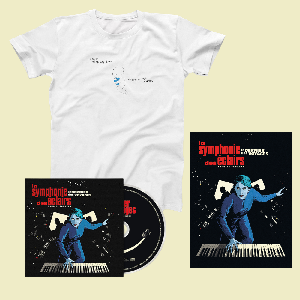 CD (20 titres) + Tee-shirt "La symphonie des éclairs" + Affiche dédicacée