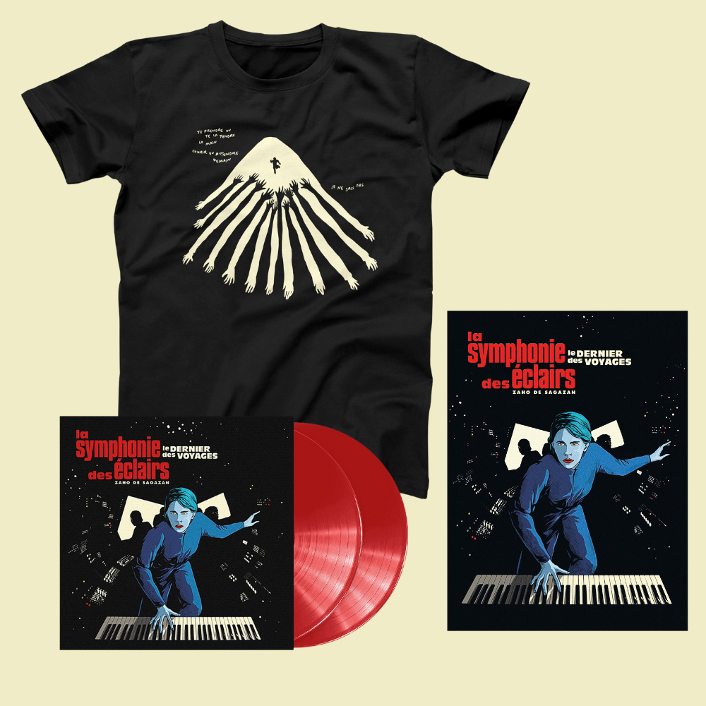 Doppel-Vinyl (20 Titel) + „Language“-T-Shirt + signiertes Poster