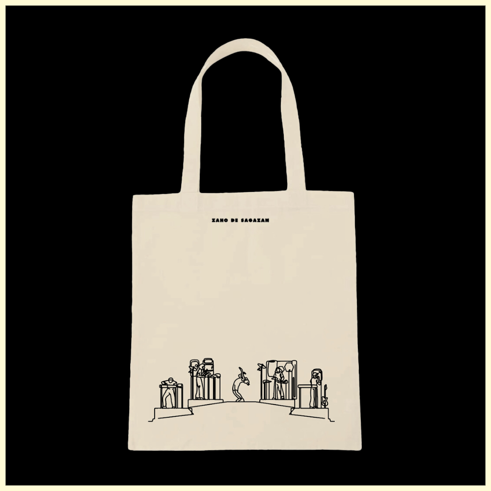 Tote bag écru Zaho de Sagazan