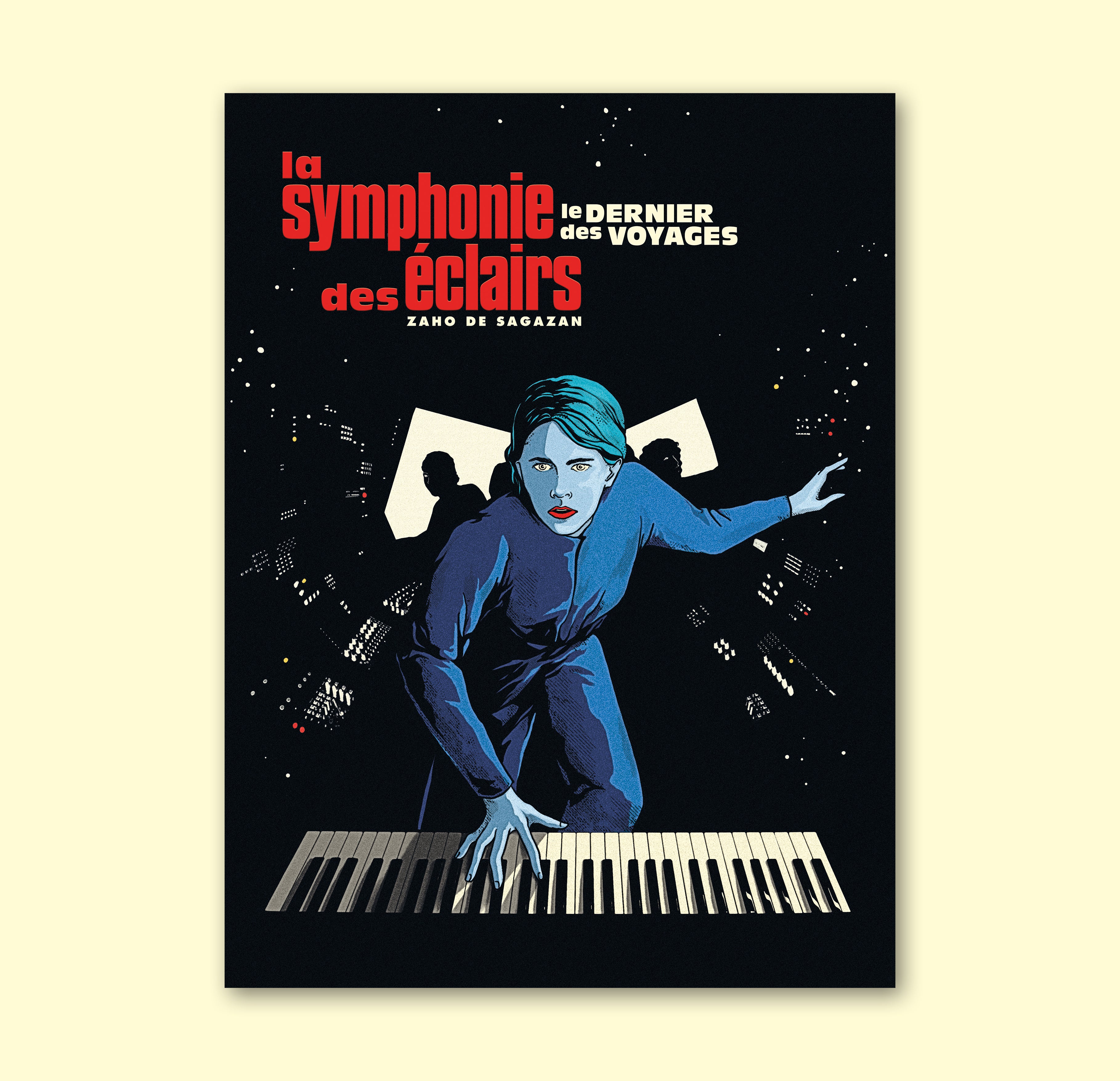 CD (20 Titel) + „La symphonie des éclairs“-T-Shirt + signiertes Poster